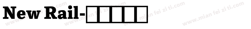 New Rail字体转换